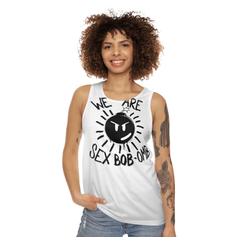 Scott Pilgrim Sex Bob-Omb Unisex Tank Top - women