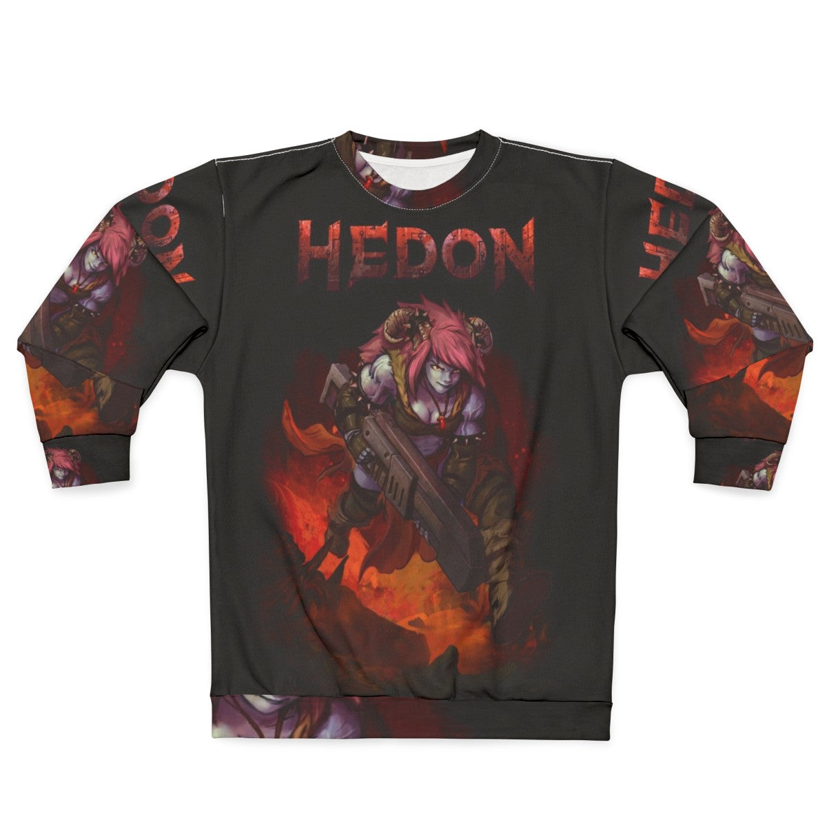 Hedon Fantasy Video Game Inspired Splash Sweatshirt