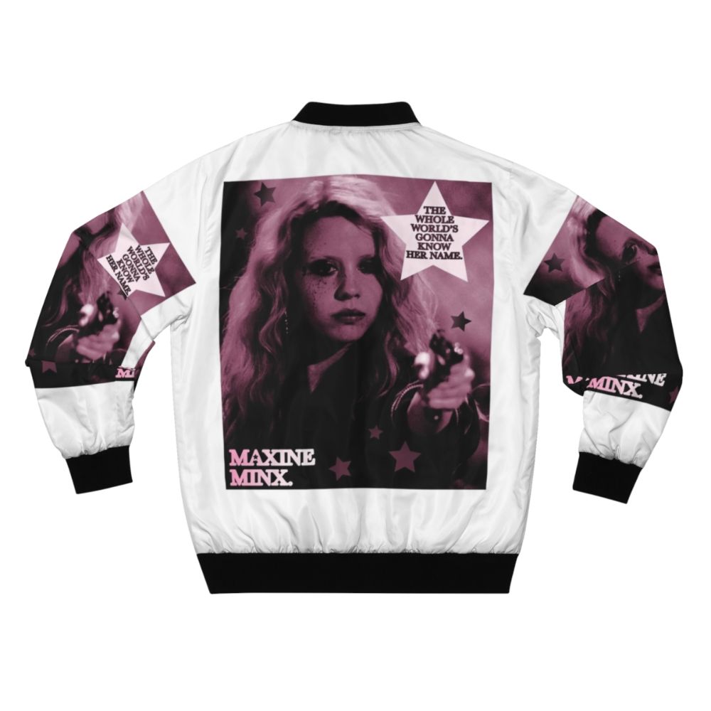 Maxine Minx Bomber Jacket from the X Movie Collection - Back