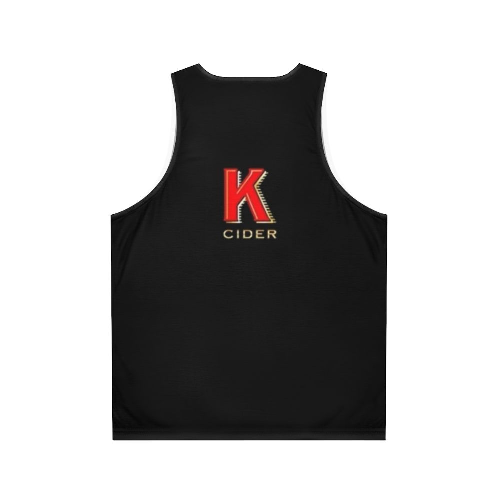 K Cider Unisex Funny Cider Drinking Tank Top - Back