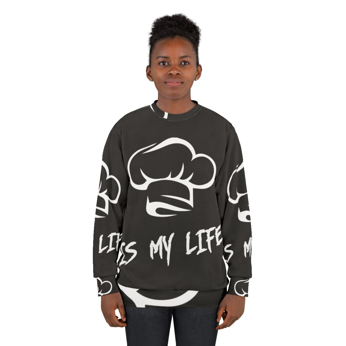 Cooking Is My Life Sweatshirt - Culinary Enthusiast's Essential - women