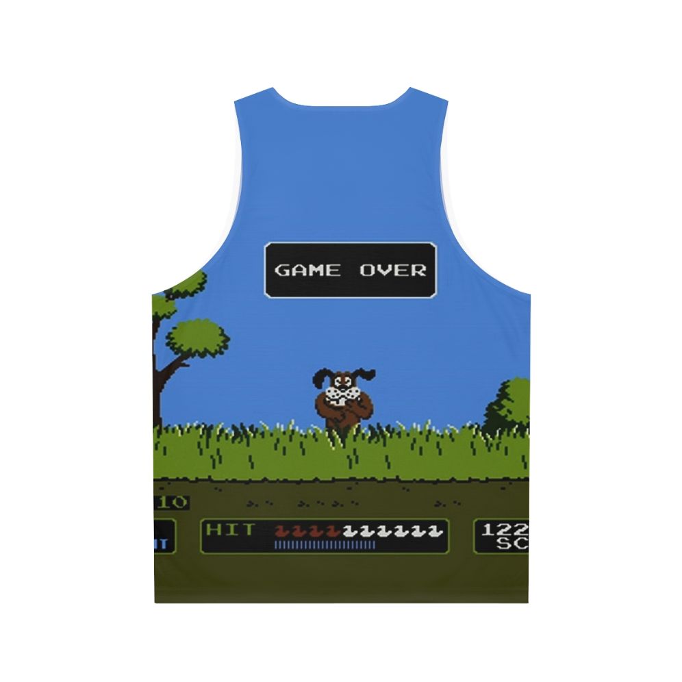 Retro gaming duck hunt unisex tank top - Back