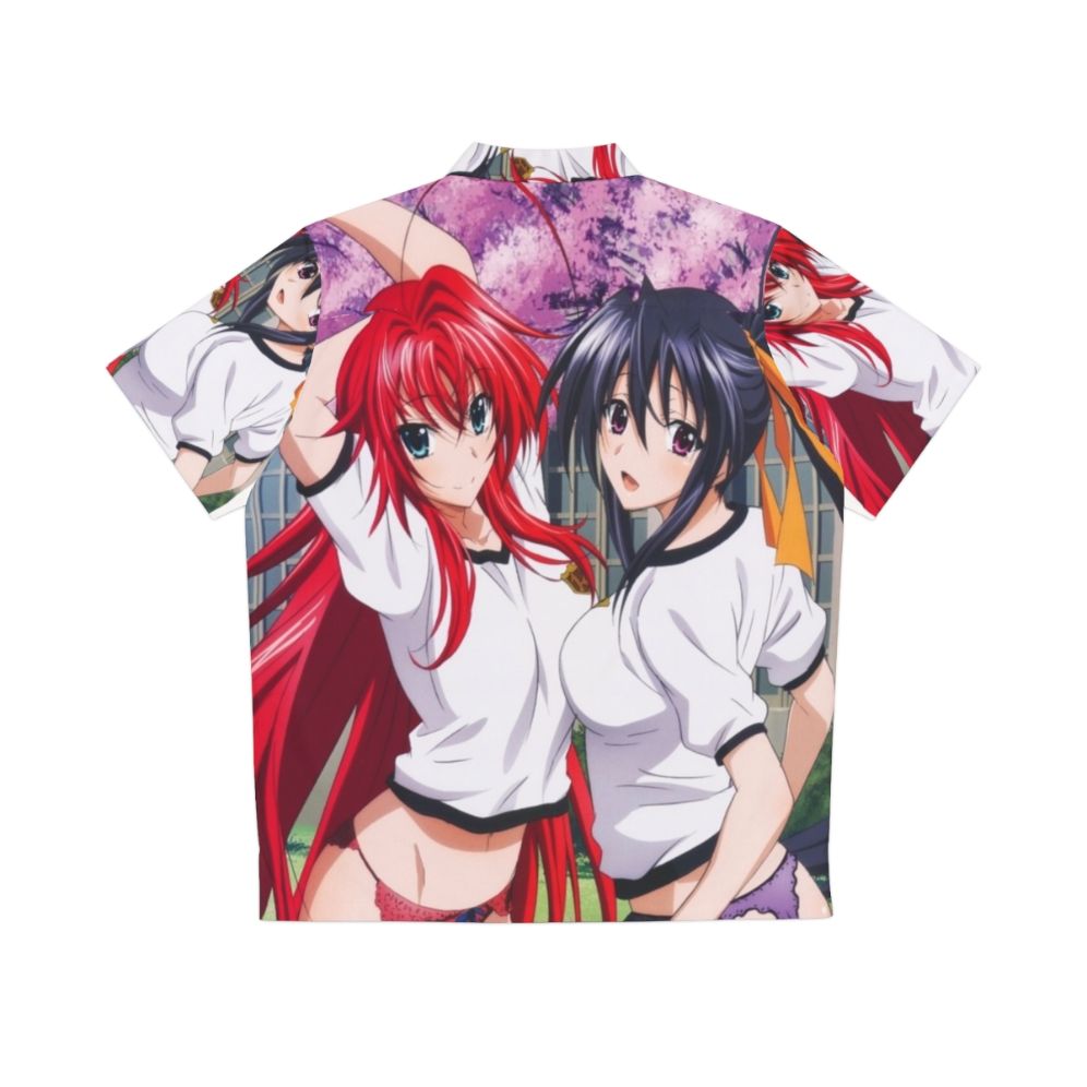 Rias and Akeno Inspired Hawaiian Shirt - Back