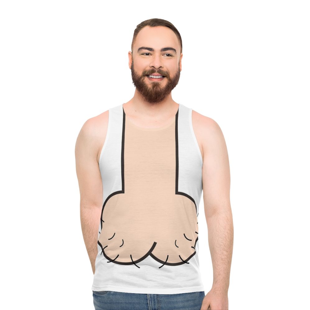 Minimalist unisex tank top - men