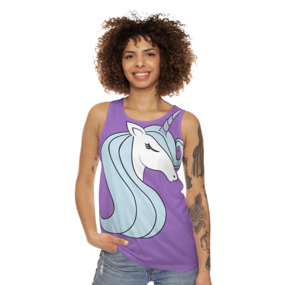 Minimalist design of the last unicorn - women