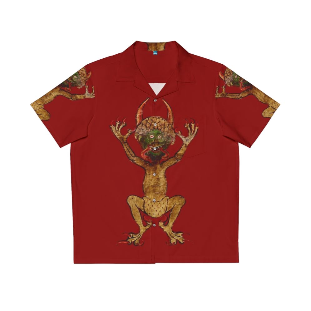 Codex Gigas Devil Hawaiian Shirt