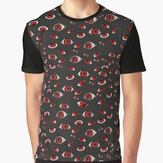 Hellsing Alucard Creepy Eyes Graphic T-Shirt