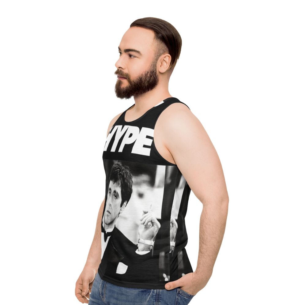 Scarface Inspired Unisex Tank Top - men side