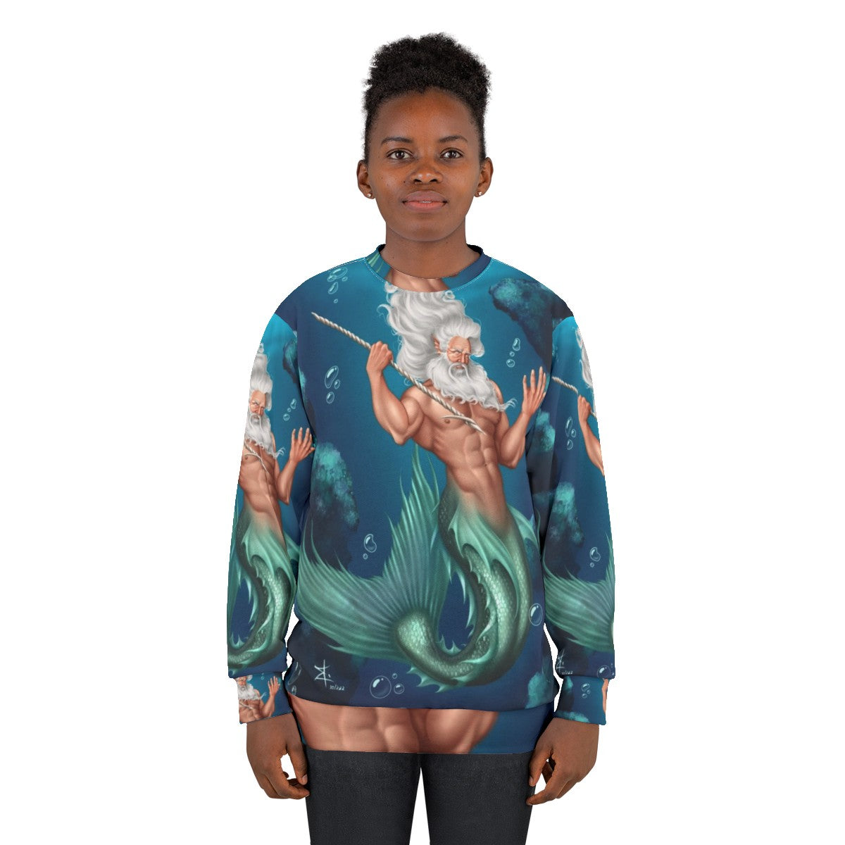 Glaukos Greek Mythology Sea God Sweatshirt - women