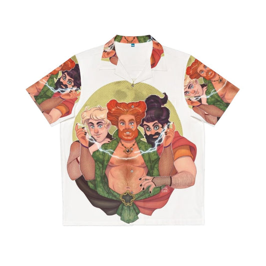 Hocus Pocus gay Hawaiian shirt for muscle bears