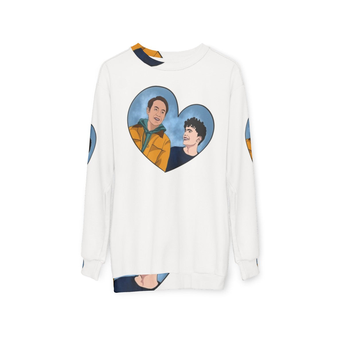 Heartstopper Nick And Charlie Sweatshirt - hanging