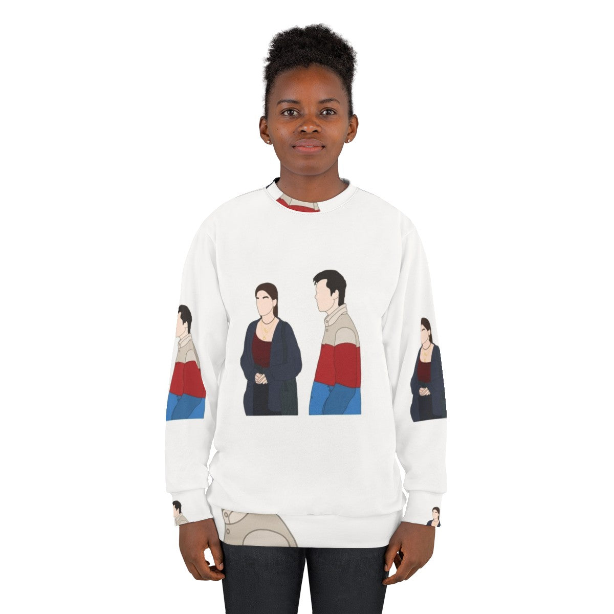 Otis and Maeve from Sex Education Netflix TV Show Sweatshirt - women