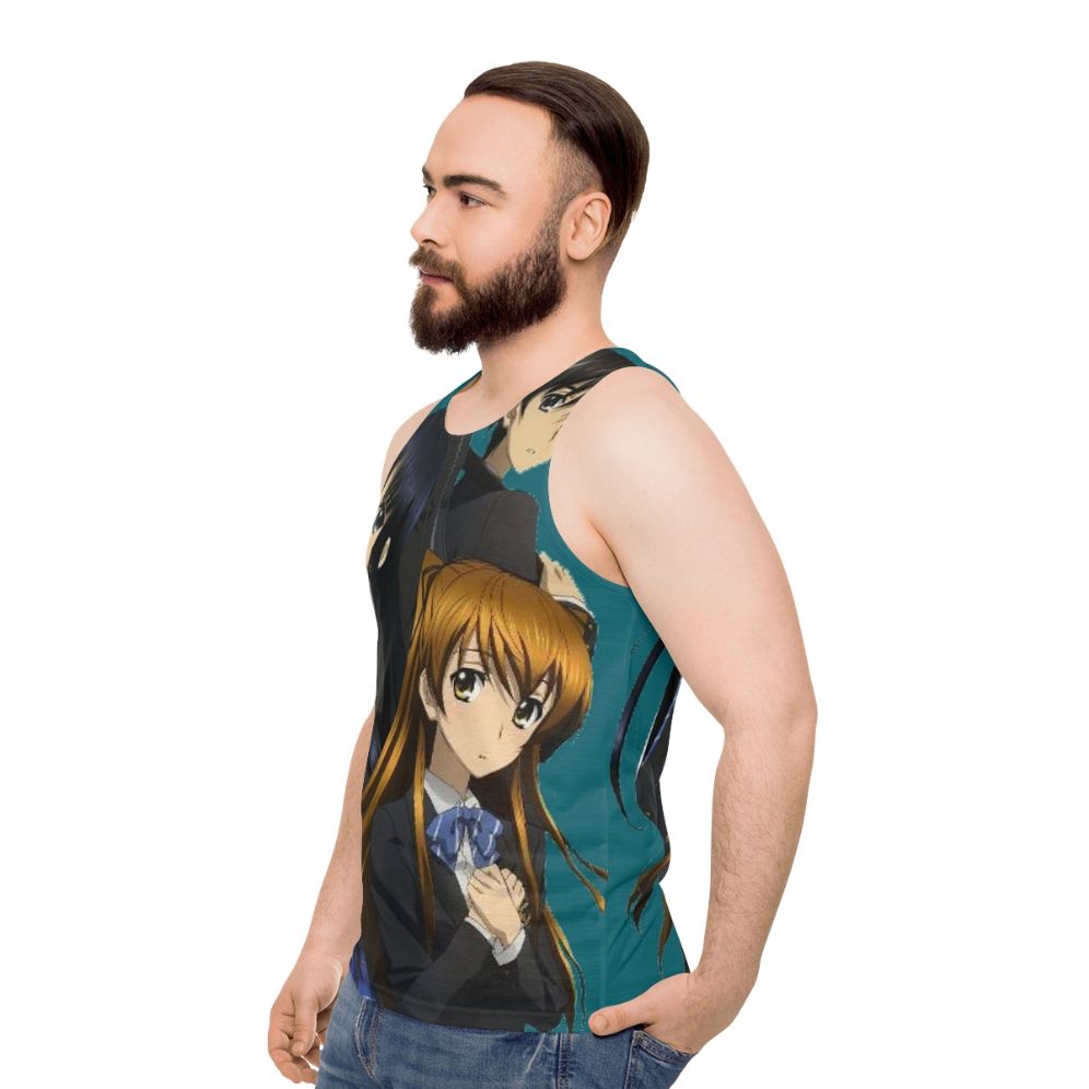 Anime Characters White Album 2 Unisex Tank Top - men side