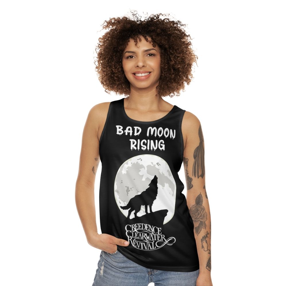 Creedance Clearwater Revival Bad Moon Rising unisex tank top - women