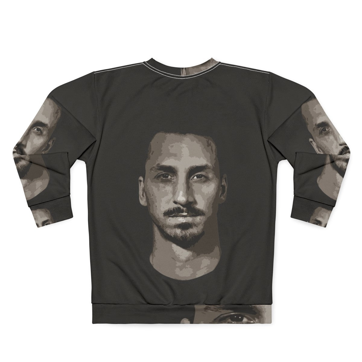 Zlatan Ibrahimovic football sketch design sweatshirt - Back