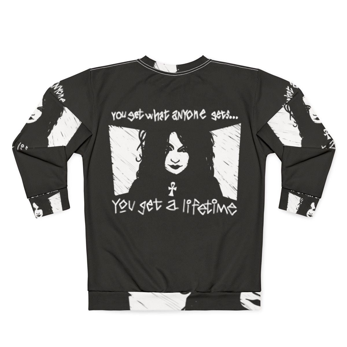 Death From Sandman Comic Sweatshirt featuring Morpheus and the Dreaming - Back