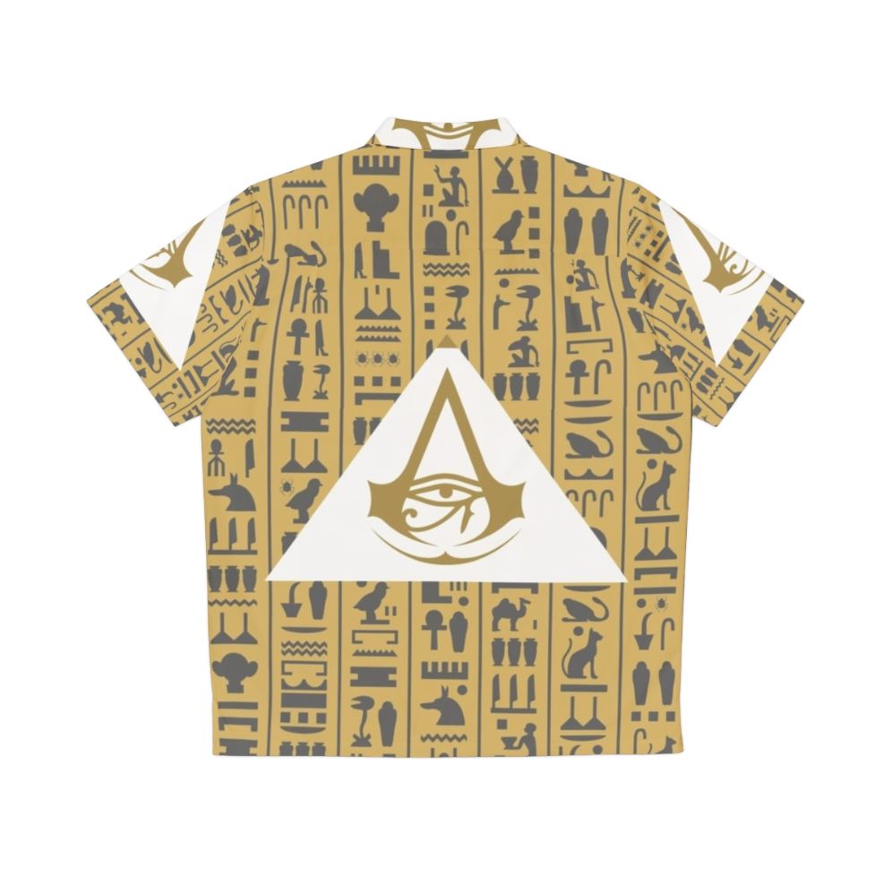 Assassin's Creed Origins Giza Pyramid Hawaiian Shirt - Back