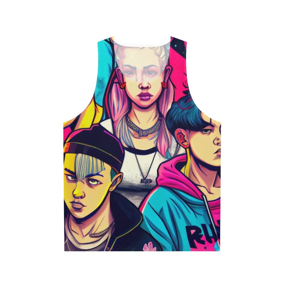 Young Royals Cyberpunk Manga Style Unisex Tank Top