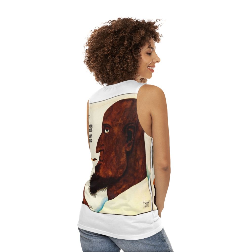 Sonny Rollins Jazz Saxophone Colossus Unisex Tank Top - women back