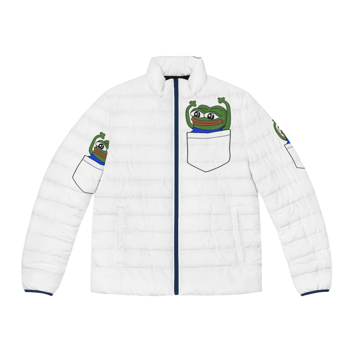 Hypers Emote Puffer Jacket with streamer and gaming-inspired design