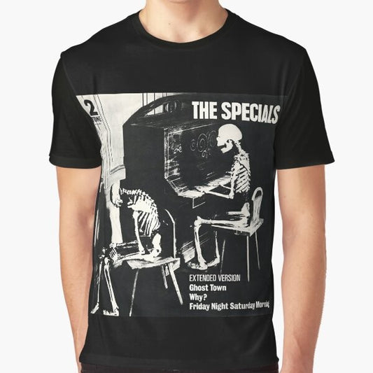 The Specials (Ghost Town) Graphic T-Shirt featuring the iconic ska and reggae band logo