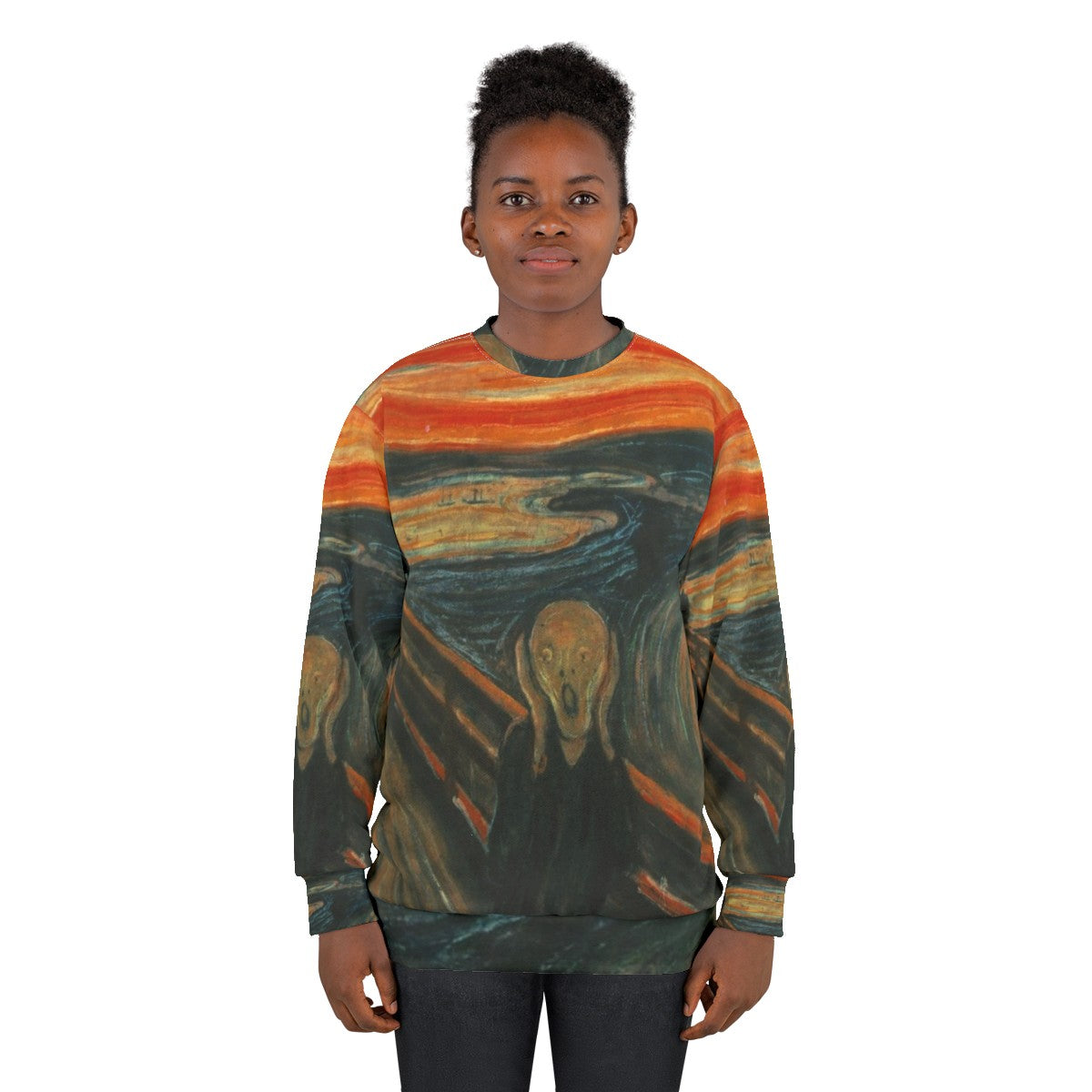 Edvard Munch 'The Scream' graphic design sweatshirt - women