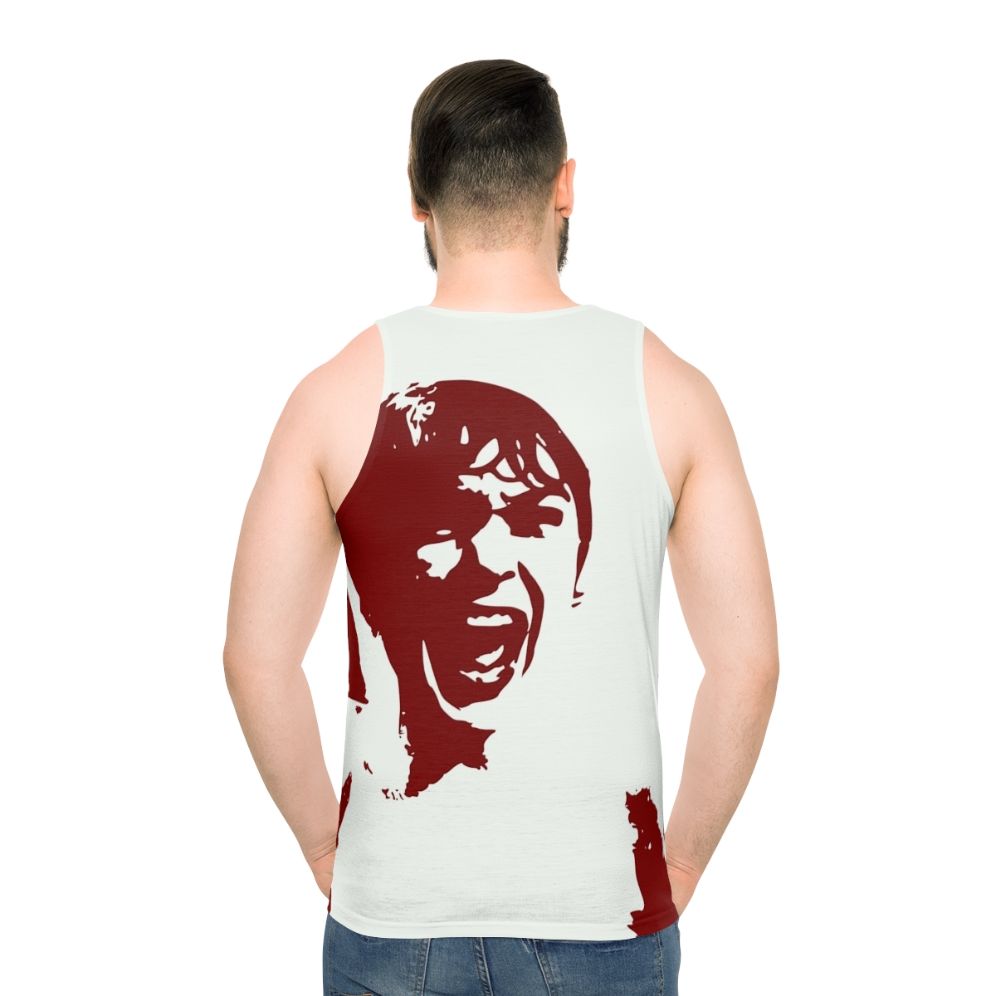 Psycho Unisex Tank Top - men back