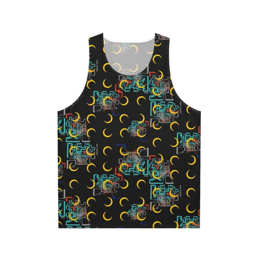 Dan Flashes Unisex Tank Top featuring a cool pattern design