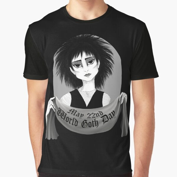 World Goth Day Siouxsie and the Banshees inspired graphic t-shirt