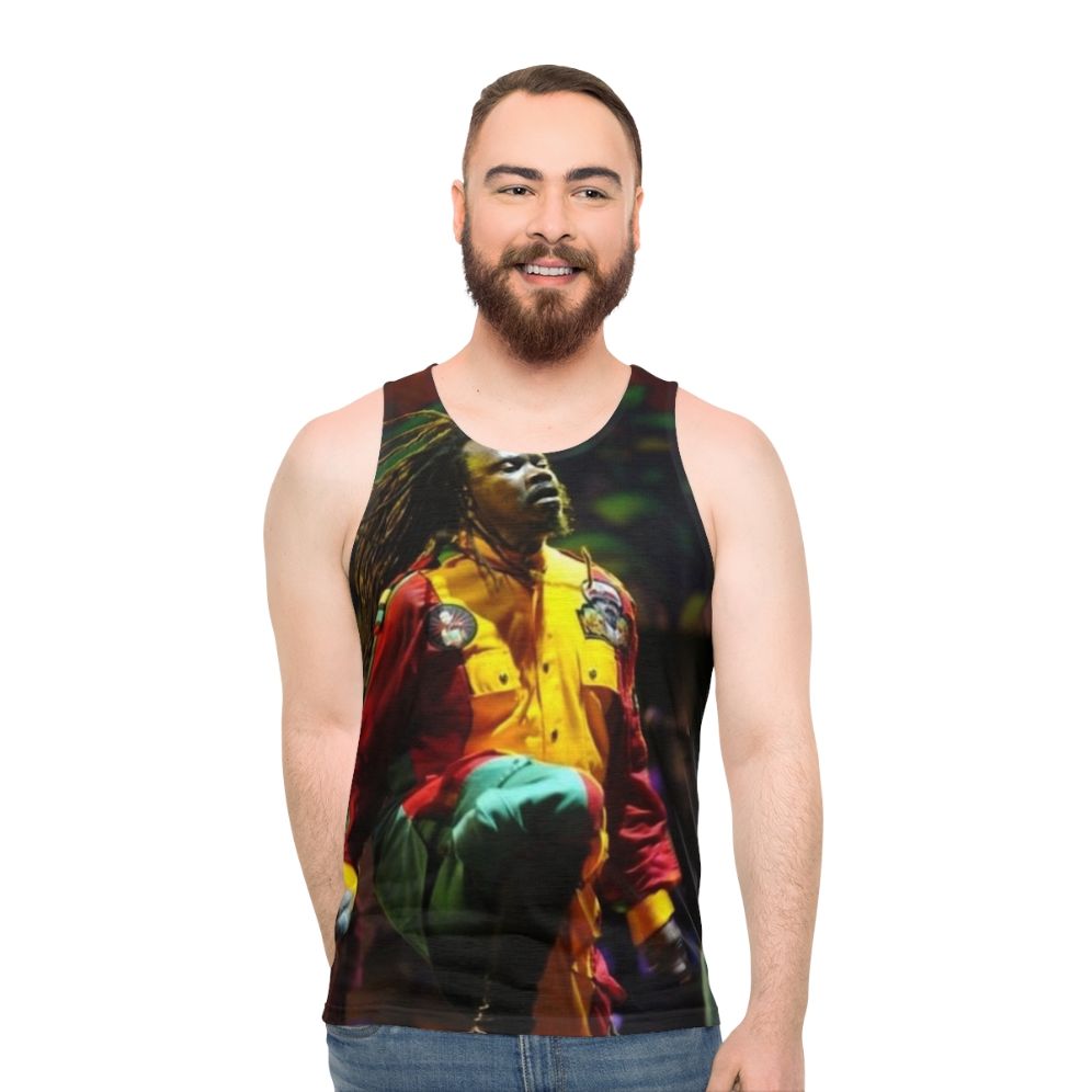 Luciano unisex reggae tank top - men