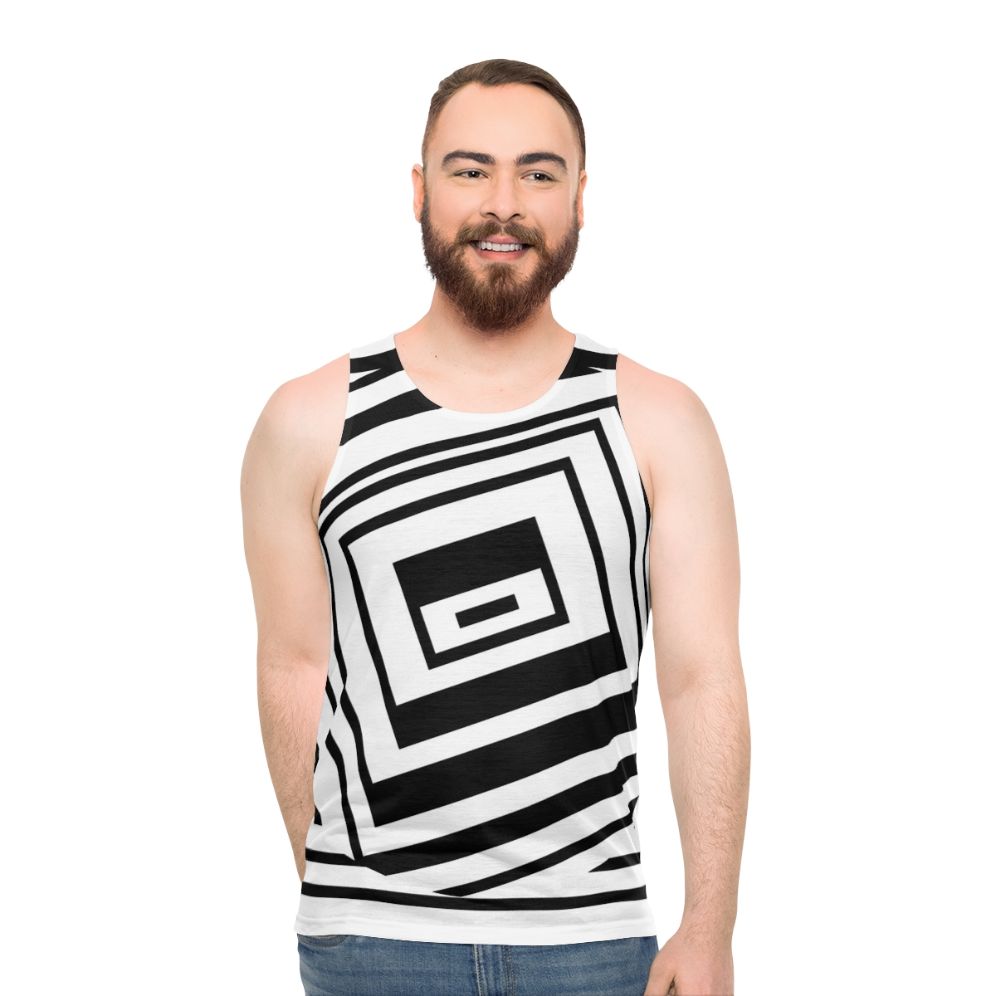 Unisex minimalist tank top for active wear - men