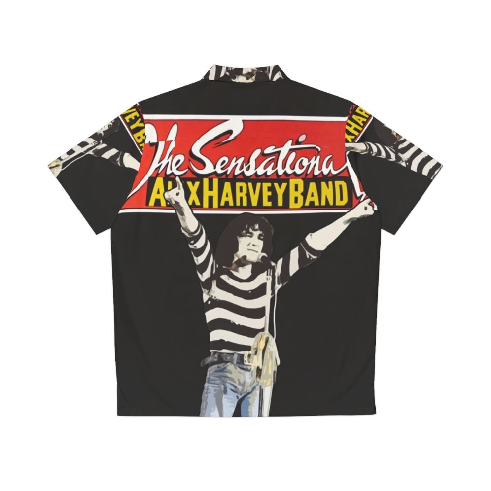 Retro 70s The Sensational Alex Harvey Band Hawaiian Shirt - Back