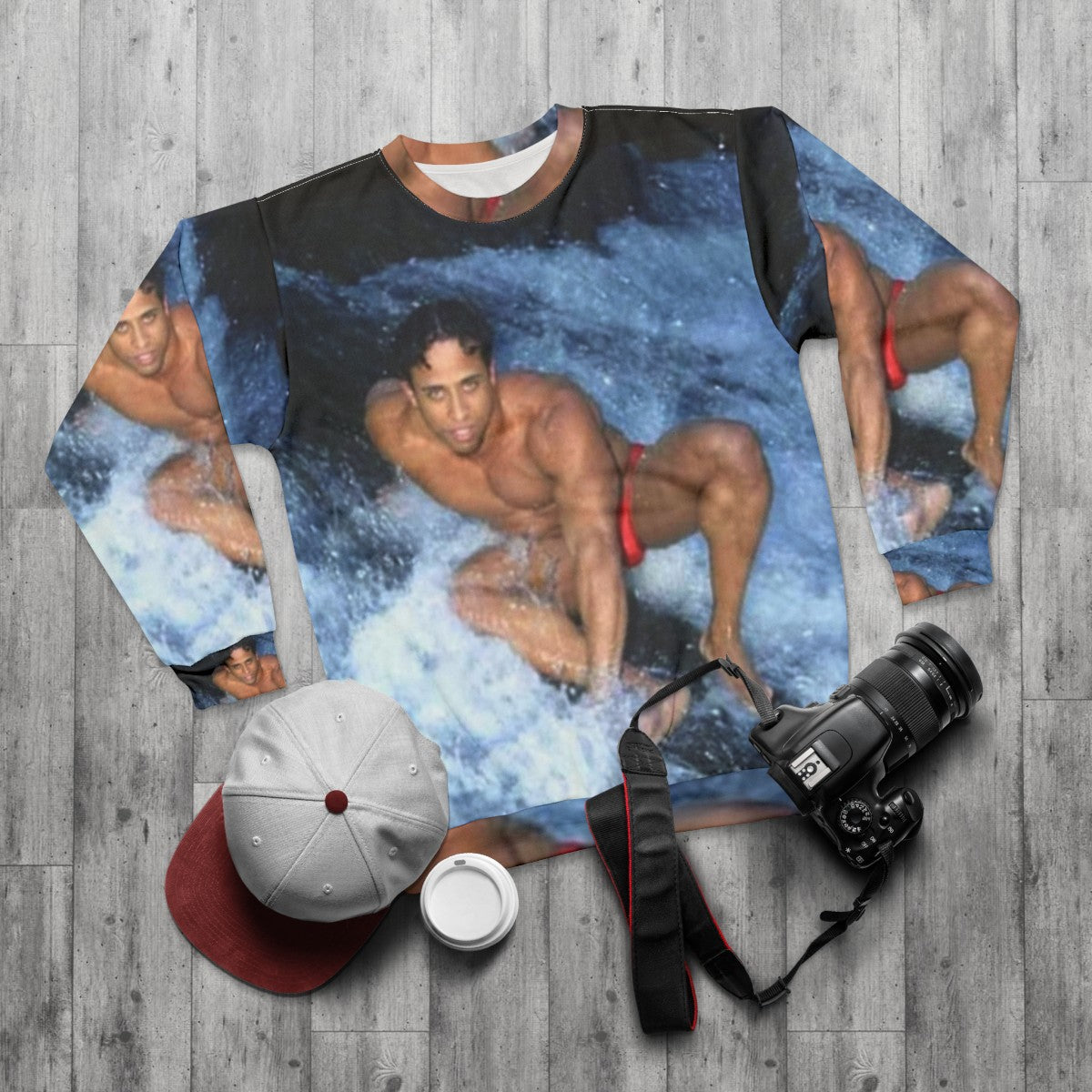 Ricardo Milos Sweatshirt - Iconic Internet Meme - flat lay