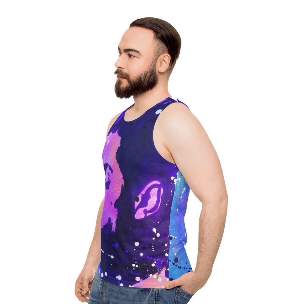 Unisex basic tank top for comfortable and casual wear - men side