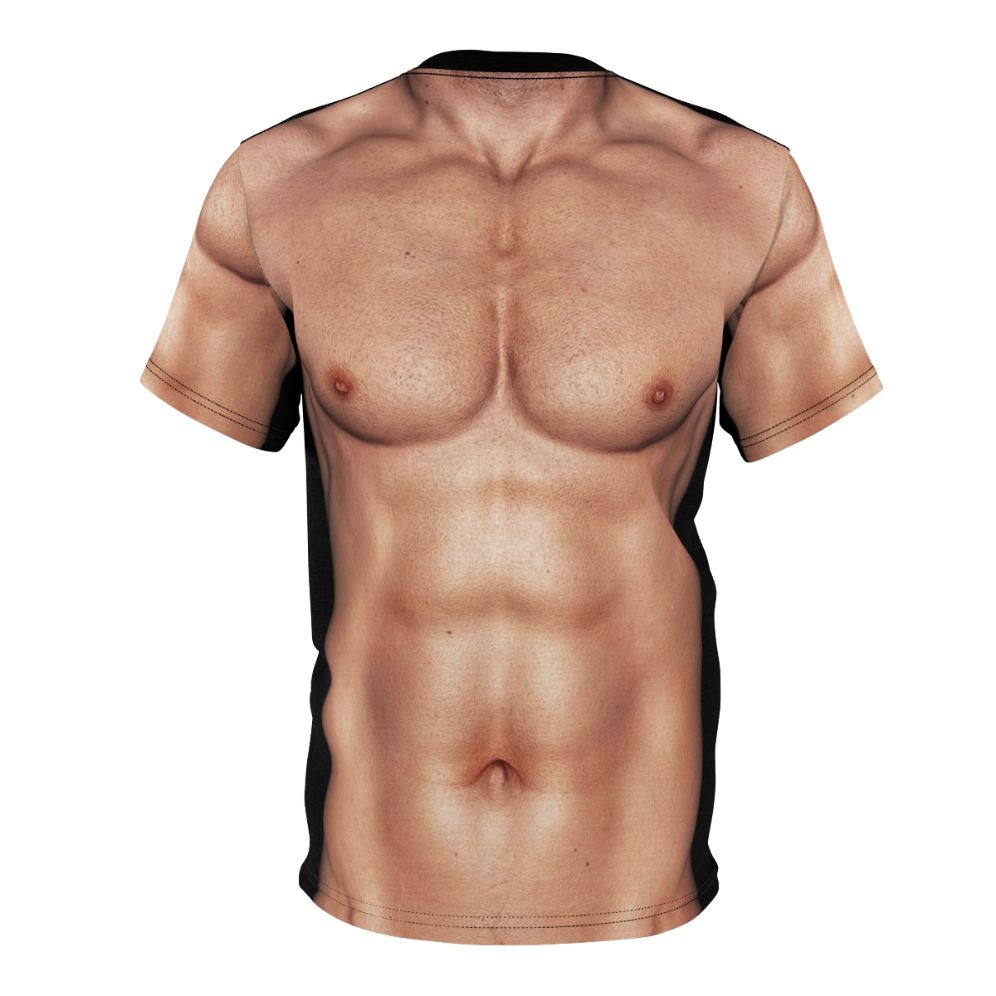 Muscle Man Six Pack Graphic T-Shirt - Back