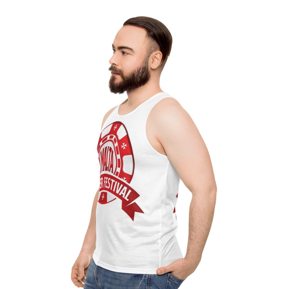 Malta Poker Festival WSOP Unisex Casino Tank Top - men side