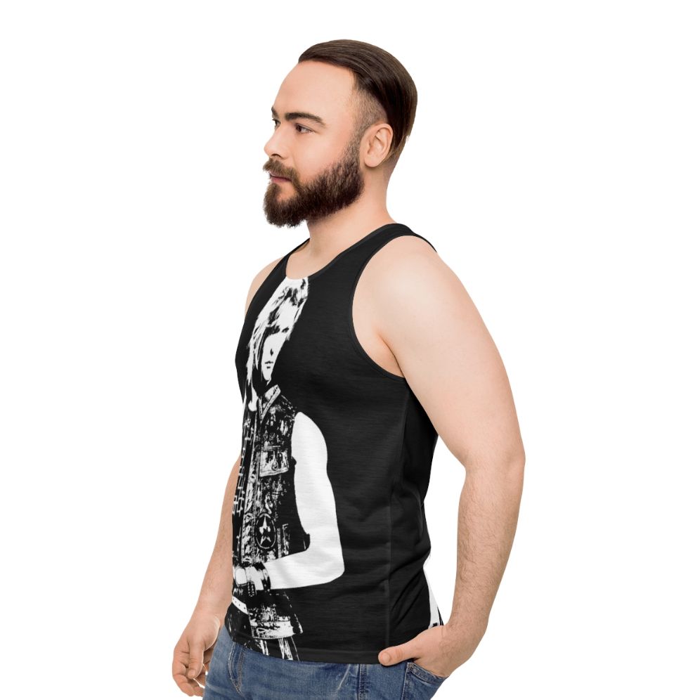 Weathered Prompto Final Fantasy XV Unisex Tank Top - men side