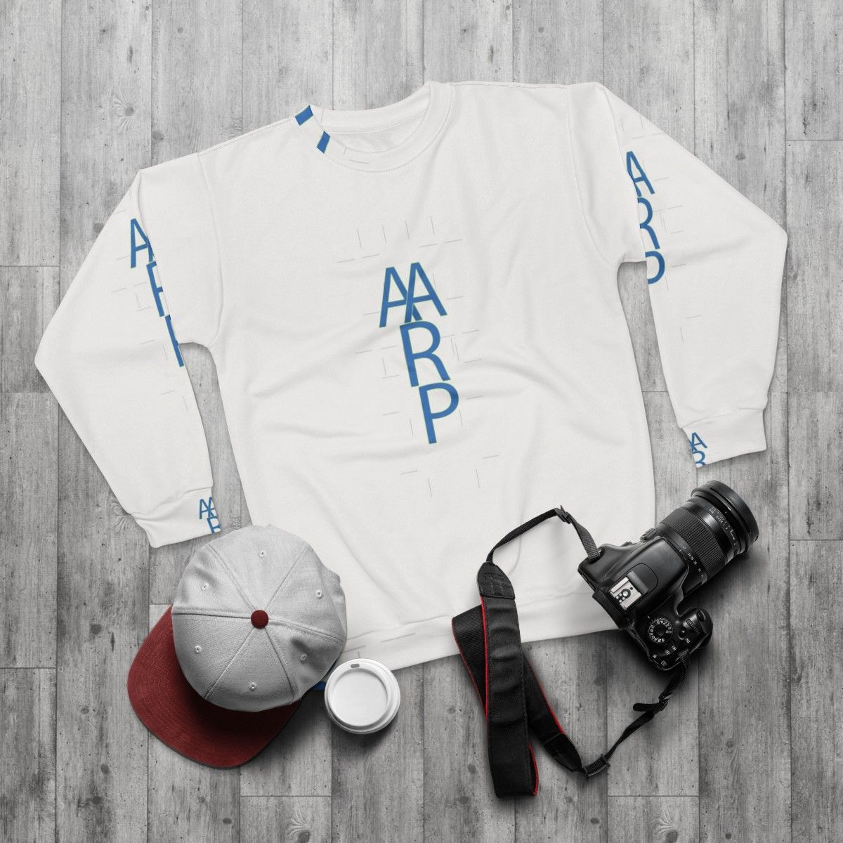 AARP Charity Sweatshirt - flat lay