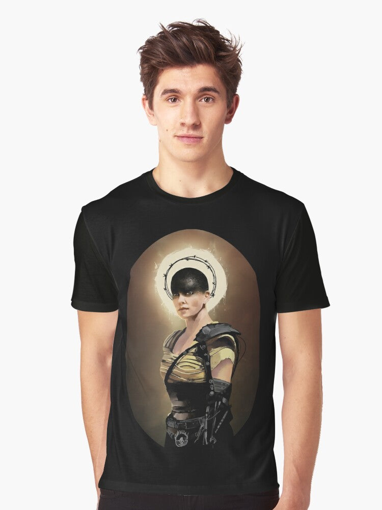 Imperator Furiosa graphic t-shirt, inspired by the character from the Mad Max movie series - Men