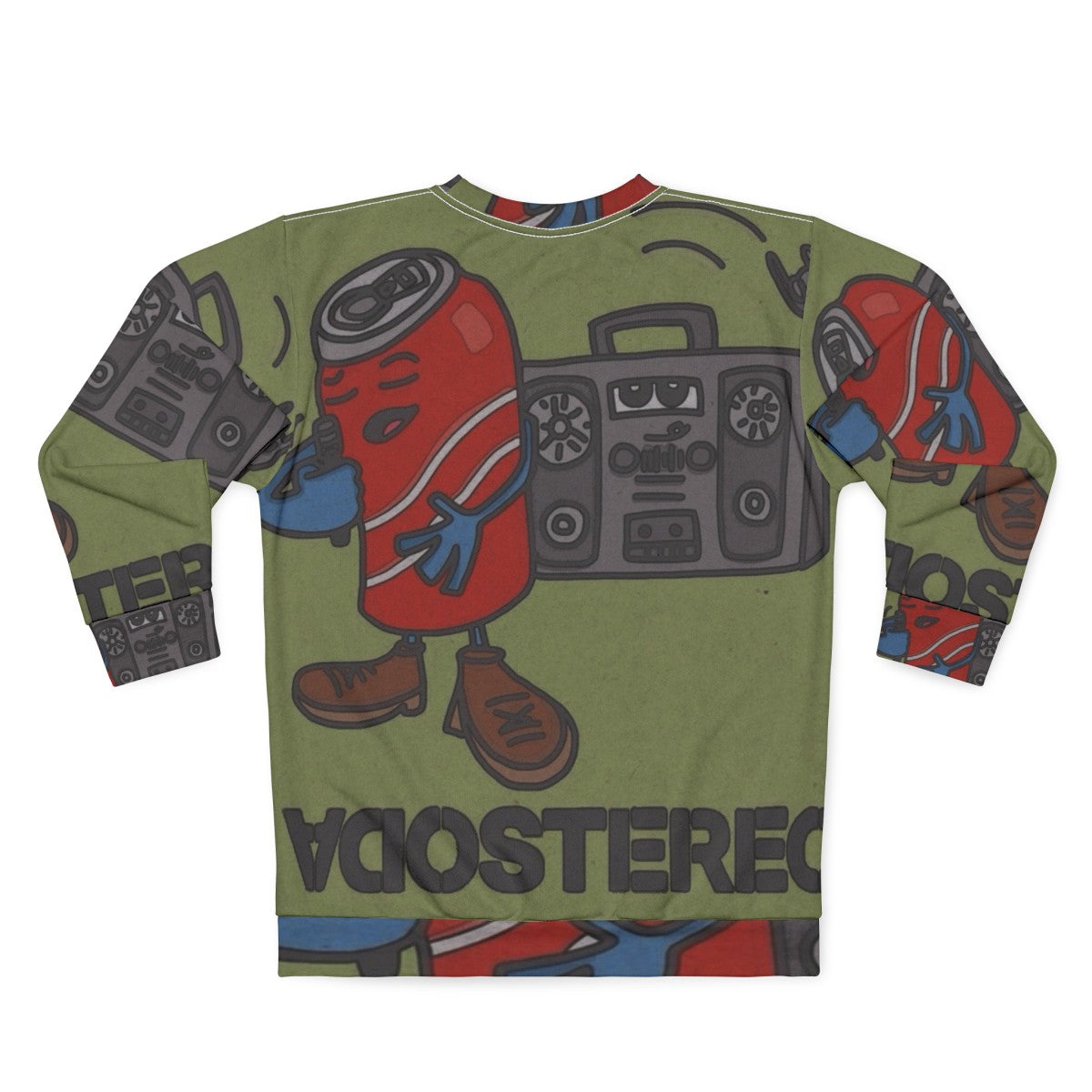 Soda Stereo Sweatshirt with Retro 90s Rock en Español Design - Back