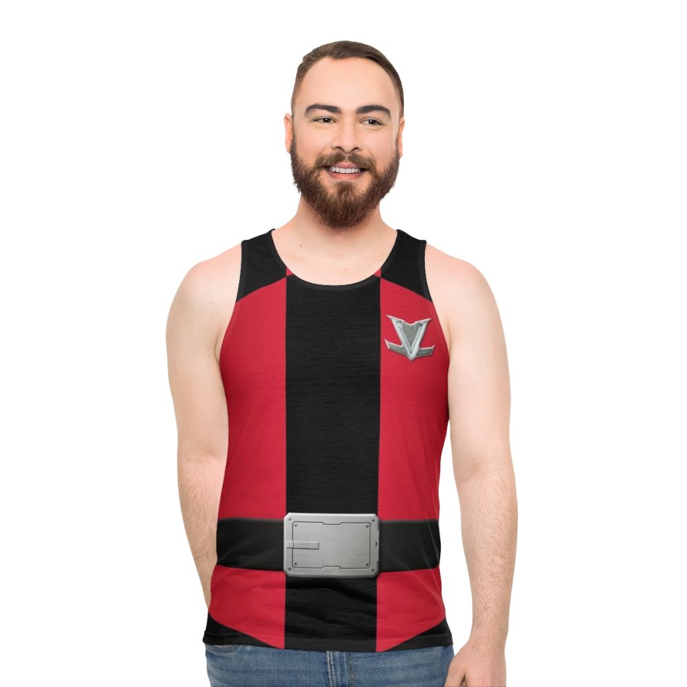 Lupin Red Superhero Unisex Tank Top - men