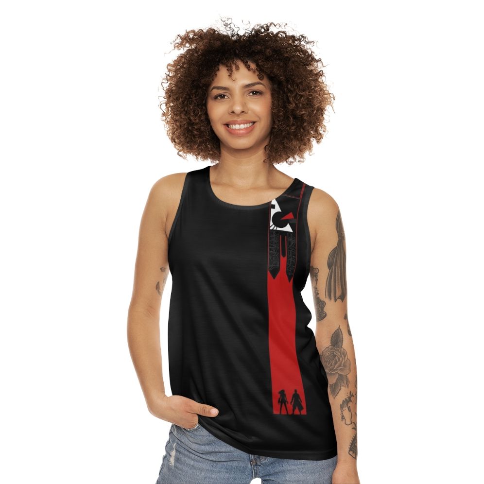 Farscape Peacekeeper Striped Unisex Tank Top - women