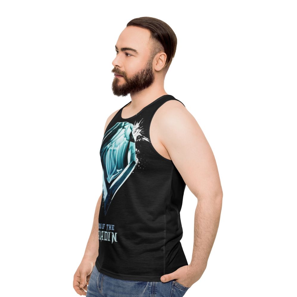 Final Fantasy FFXIV Paladin Crystal Soul Unisex Tank Top - men side