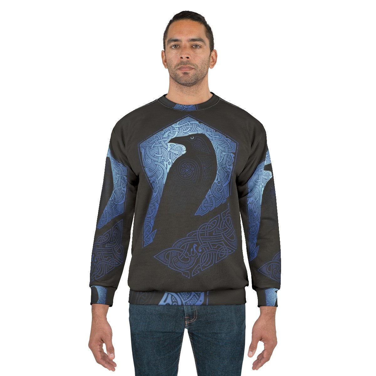 Mythical Celtic Raven Sweatshirt - men