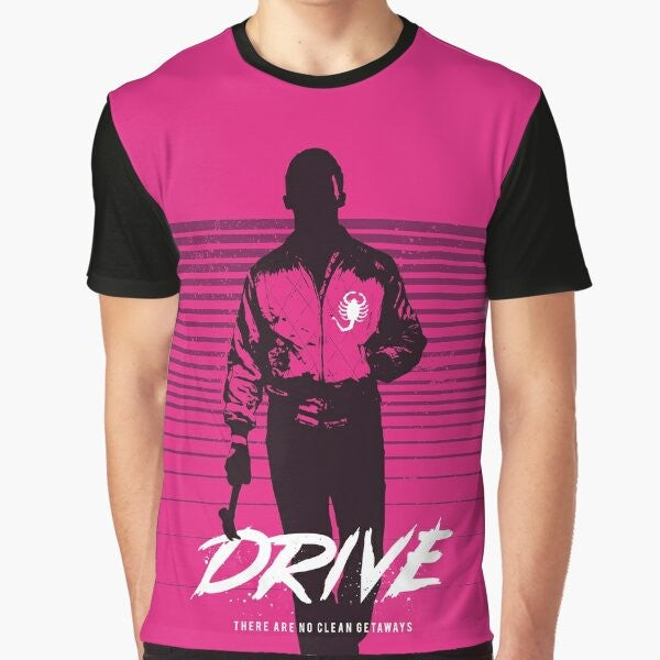 Drive movie-inspired minimalist graphic t-shirt