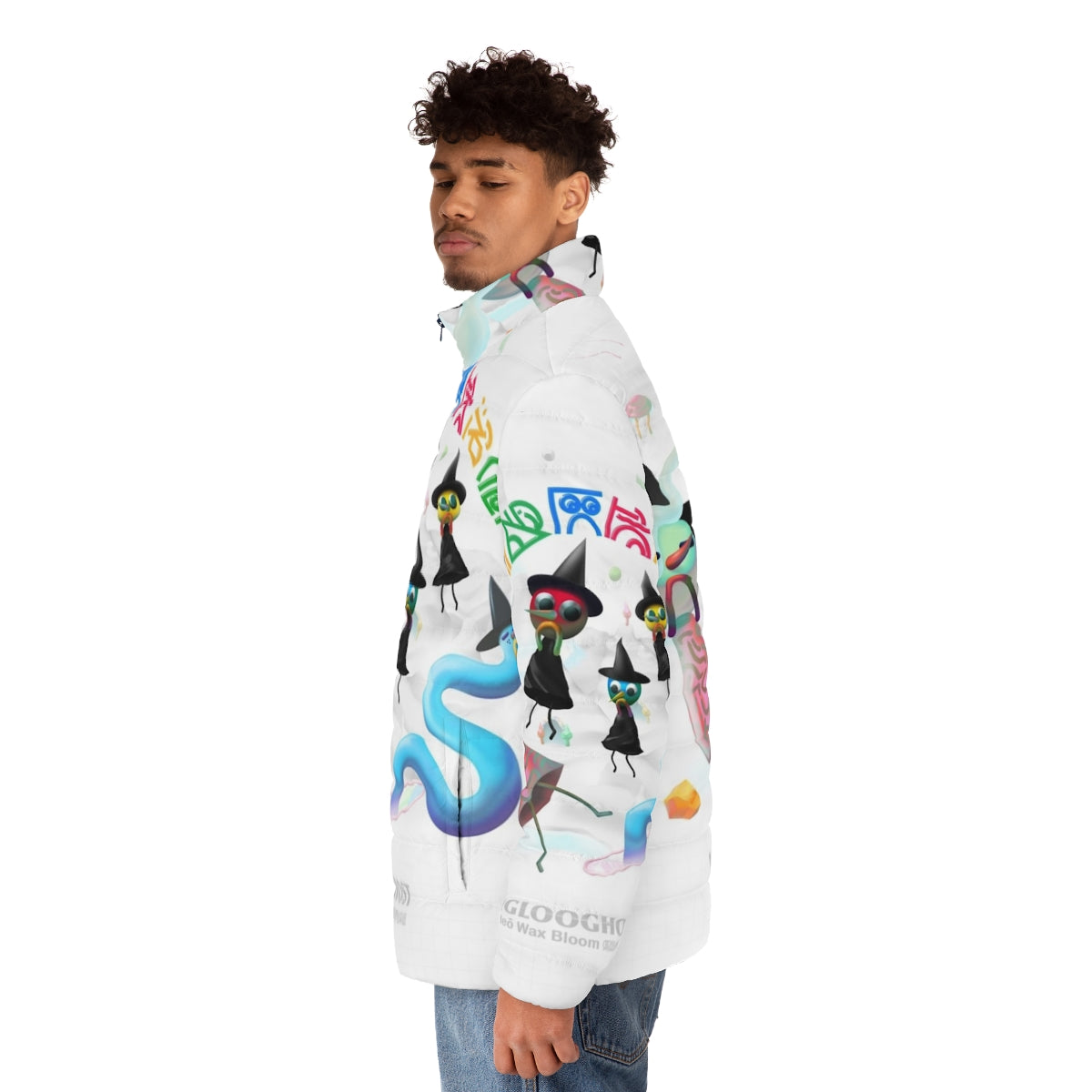 Iglooghost Neo Wax Bloom Puffer Jacket - Cozy and Stylish Winter Outerwear - men side left