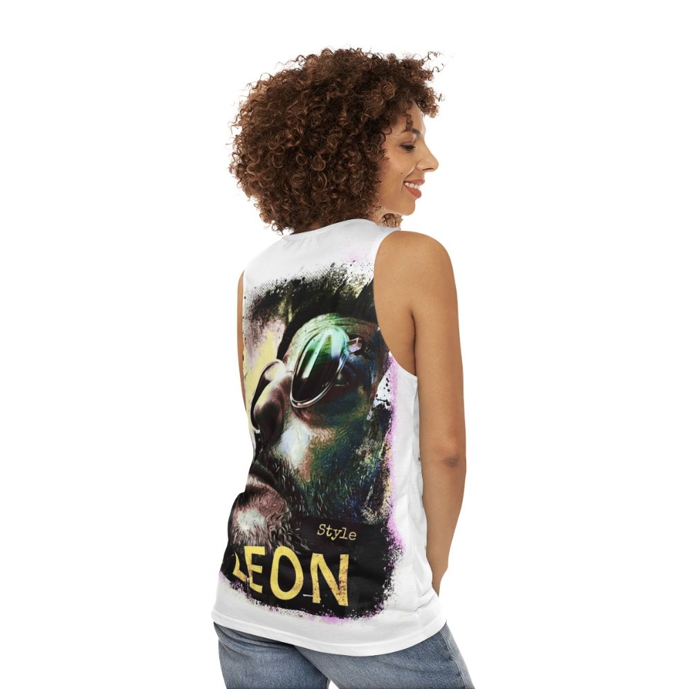 Geeky Leon the Professional Unisex Tank Top - women back