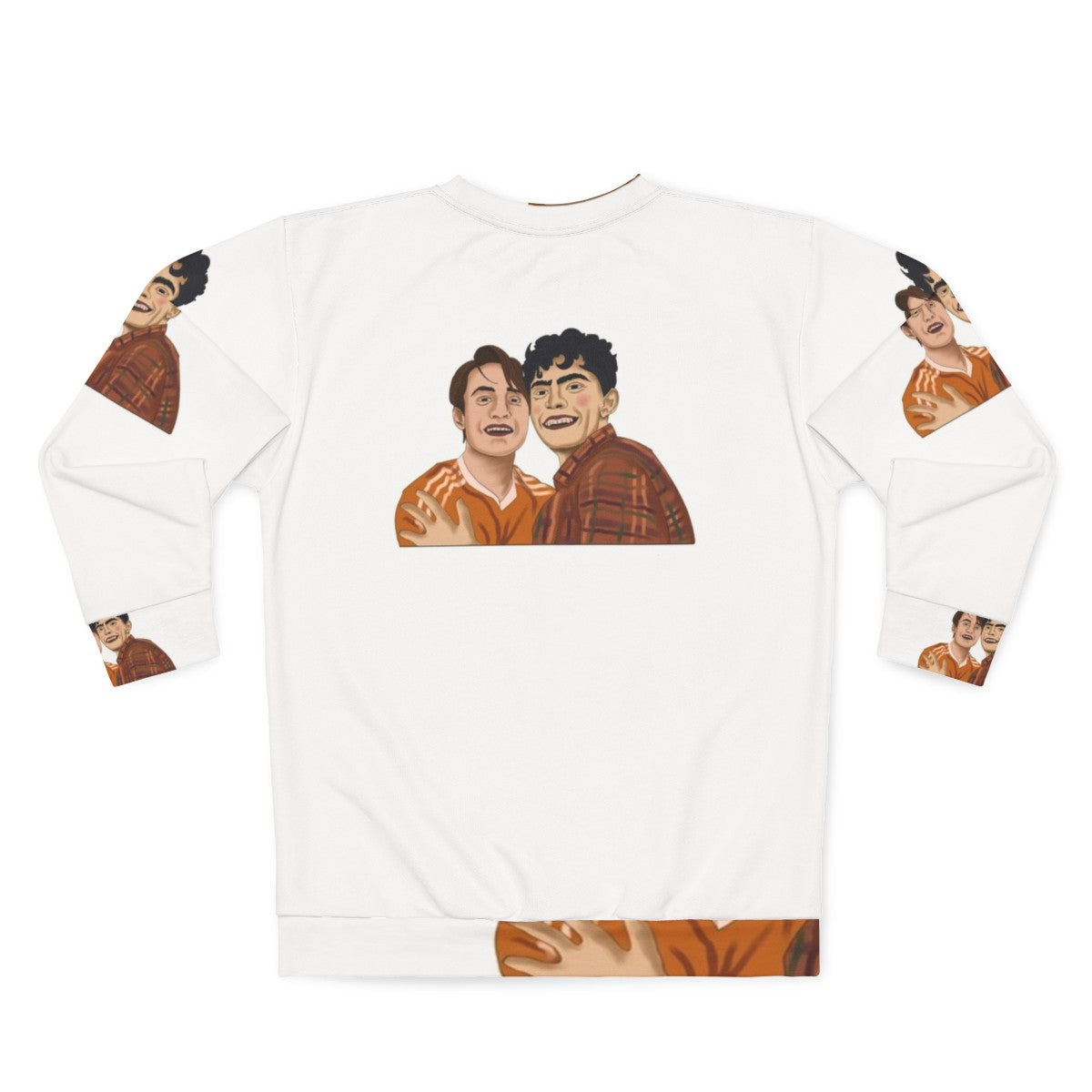 Heartstopper Nick and Charlie LGBTQ Netflix Sweatshirt - Back