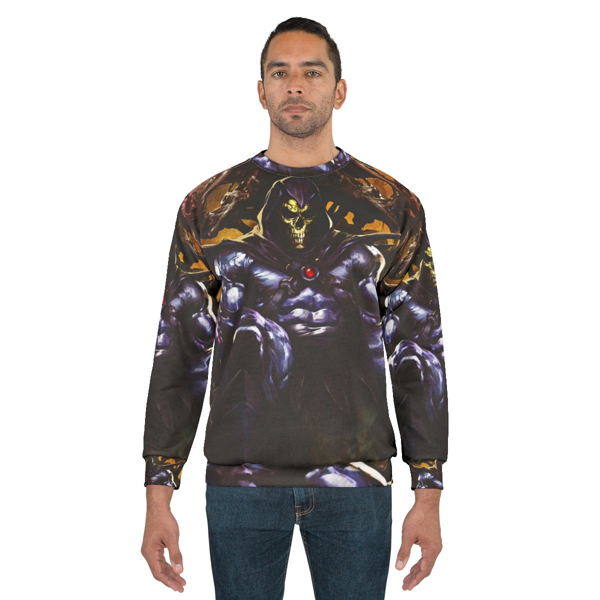 Vintage Skeletor graphic on a comfortable sweatshirt - men