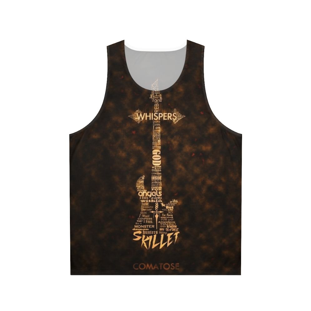 Skillet band unisex Christian rock music typography tank top